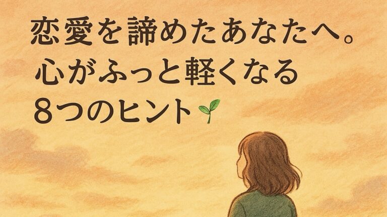 諦めについて