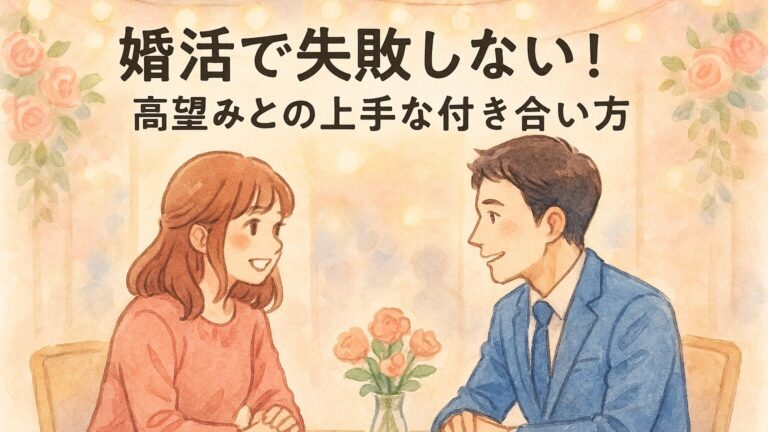 婚活での高望みについて