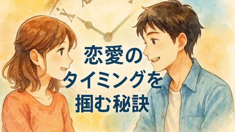 タイミングを掴む秘訣について