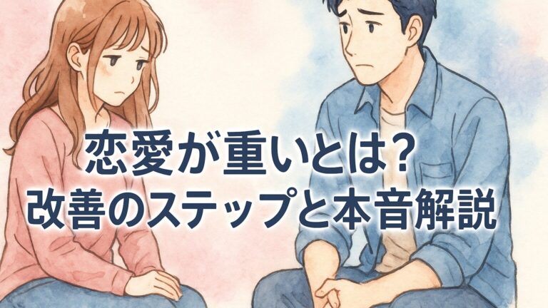 恋愛が重いとは？