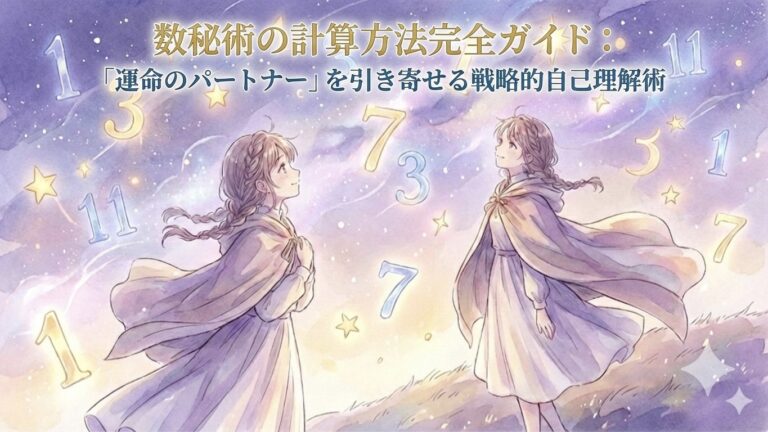 数秘術の計算方法について