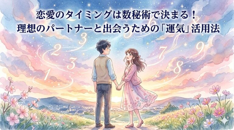 恋愛のタイミングについて